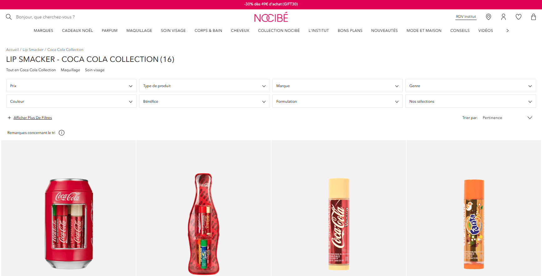 Cobranding Lip Smacker<> Coca-Cola