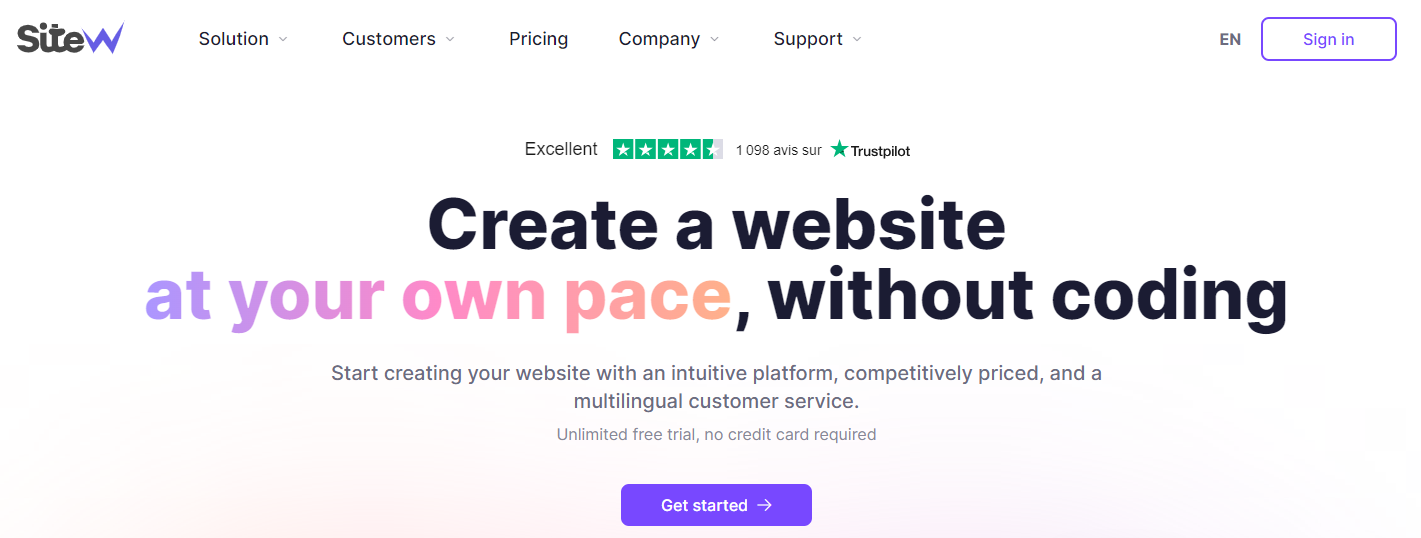 Best online form generators: SiteW