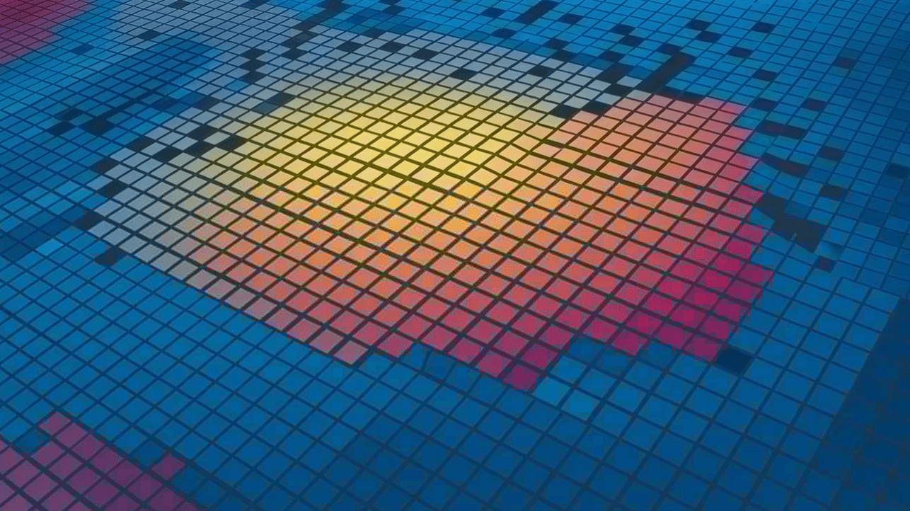 Exemple de carte thermique (ou heat map)