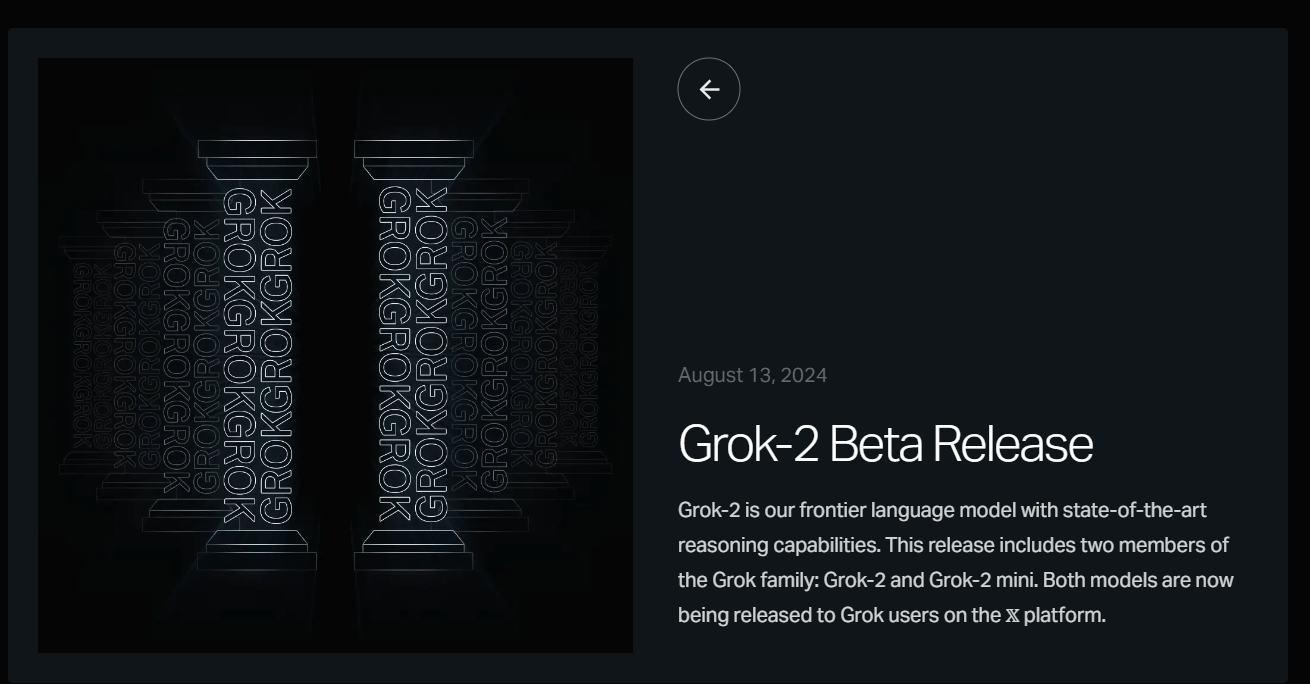 Version beta de Grok 2