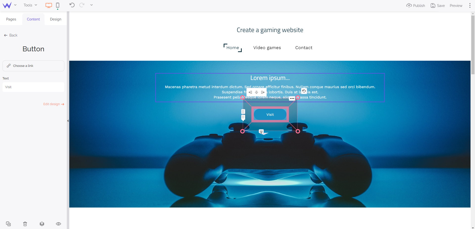 How To Create A Game Website? Website Builder For Gamers