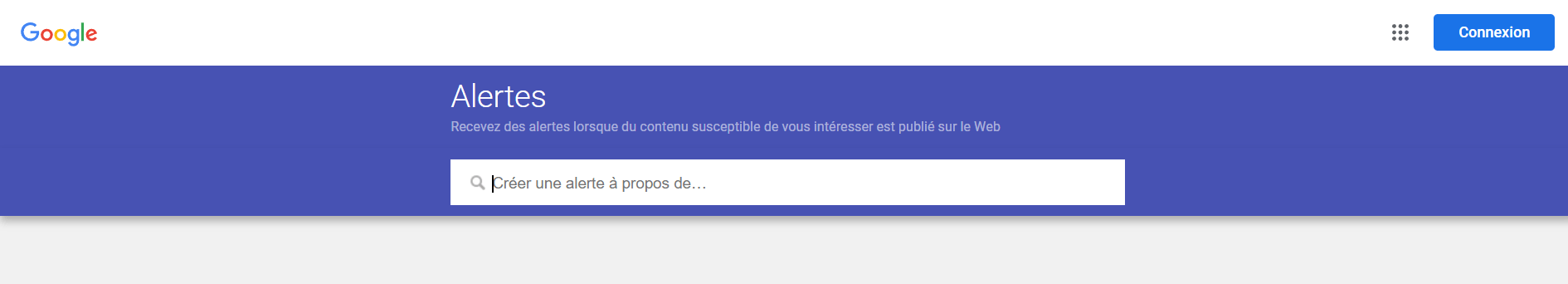 Outils e-réputation : Alertes Google