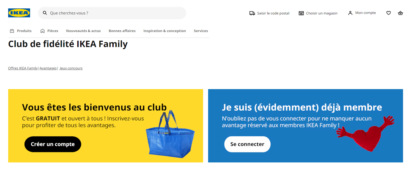 Programme fidélité d'IKEA