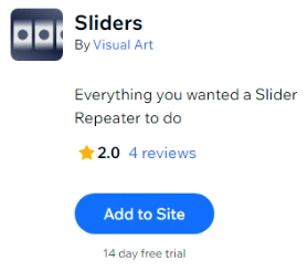 Wix App Market - Sliders