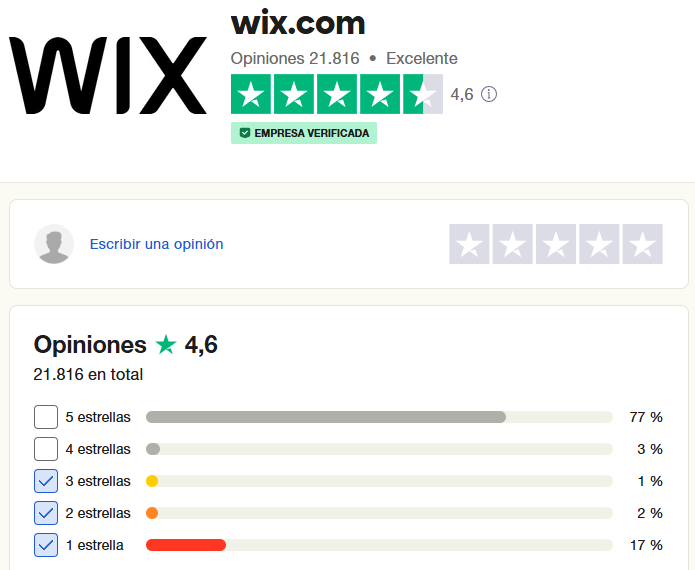 Trustpilot Wix