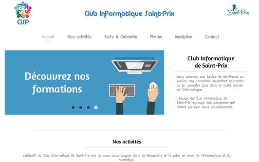 Site exemple Club Informatique Saint-Prix